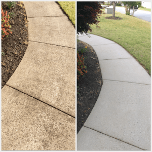 Sidewalk cleaning